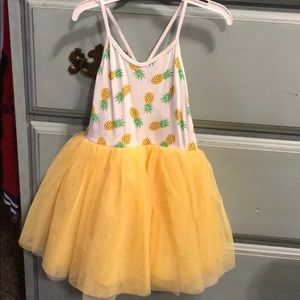 Old navy girls pineapple tutu dress